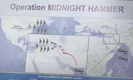 Χτύπημα ΗΠΑ στο Ιράν: Πώς διενεργήθηκε η πολύπλοκη επιχείρηση με την ονομασία «Midnight Hammer»