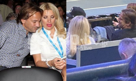 Αποκλειστικό: Ελένη Μενεγάκη, Ματέο Παντζόπουλος και Μαρίνα αυτή την ώρα στο ΟΑΚΑ για τον Τζόκοβιτς