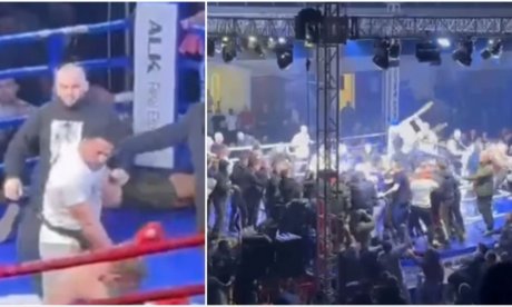 Άγριο ξύλο στη Σερβία: Επιτέθηκαν στο ρινγκ στον Γιάννη Τσουκαλά μετά τη νίκη του (video)