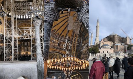 Το Newsbomb στην Αγία Σοφία Κωνσταντινούπολης: Αυτοψία στις εργασίες και αγωνία για την τύχη της