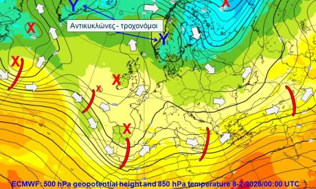 Καιρός: Ο αντικυκλώνας της Γροιλανδίας φέρνει άνοιξη - Η πρόγνωση Ζιακόπουλου για τον υπόλοιπο μήνα