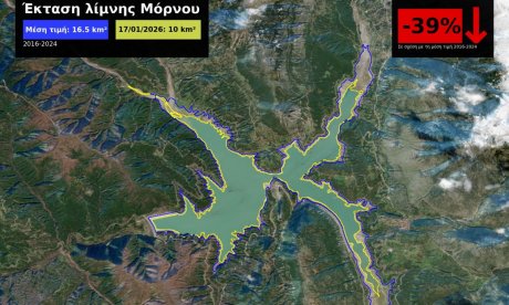 Βροχές στον Μόρνο: Ρεκόρ δεκαετίας τις πρώτες 39 ημέρες του 2026 - Δείτε τα γραφήματα