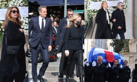 Συγκίνηση στην κηδεία της Ελένης Γλύκατζη-Αρβελέρ - Προσωπικότητες από όλους τους χώρους την τίμησαν