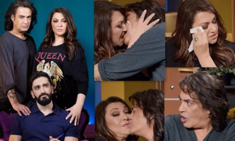 Γαρμπή-Σχοινάς με σύμβουλο γάμου τον... Ατζαράκη: Το διαρκείας στον Ευαγγελισμό & το παθιασμένο φιλί