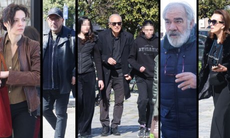 Νταλιάνης: Με τη Μαριλίτα & τις κόρες τους στην κηδεία του αδερφού του-Οι ηθοποιοί που βρέθηκαν εκεί
