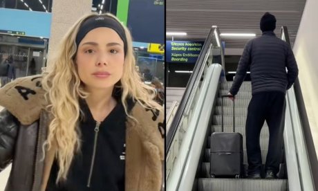Νίνο- Ζόζεφιν: «Πήρα το πρώτο αεροπλάνο και πήγα στο νησί του»-Το βίντεο στο αεροδρόμιο έγινε viral