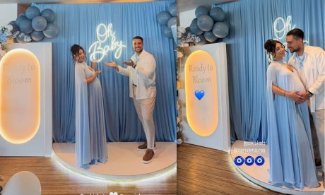 Κατσούλης-Ρουμελιώτη: To ονειρικό baby shower για την άφιξη του γιου τους - Όλα στα σιέλ!