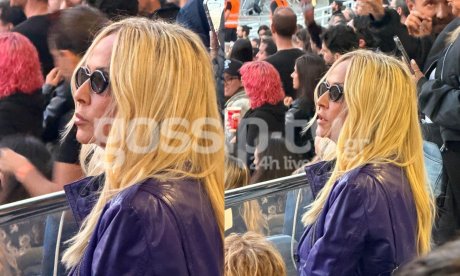 Αποκλειστικό: Η Άννα Βίσση στη συναυλία των Metallica στο ΟΑΚΑ