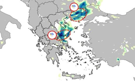 Βροχές, καταιγίδες και χαλάζι το επόμενο 48ωρο: Οι περιοχές που θα επηρεαστούν - Δείτε χάρτες