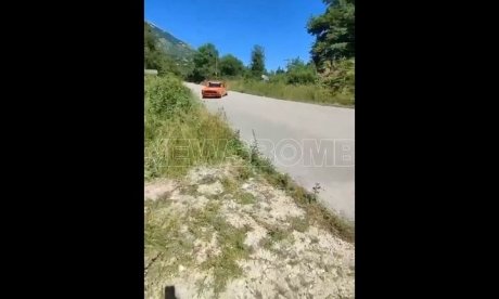 Βίντεο ντοκουμέντο από τη στιγμή που αγωνιστικό αυτοκίνητο βγαίνει εκτός πορείας στο Ράλλυ Δωδώνης