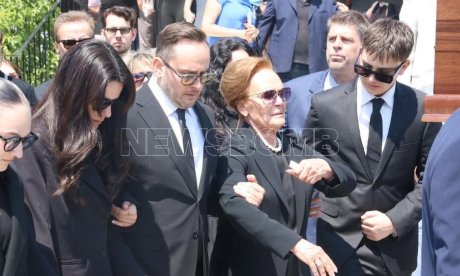 Κηδεία Βασίλη Λεβέντη: Σε κλίμα οδύνης το τελευταίο αντίο - Τα συγκινητικά λόγια του γιου του