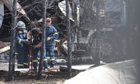 Κορινθία: Η στιγμή της φονικής έκρηξης στο εργοστάσιο στα Εξαμίλια - Τρεις συλλήψεις
