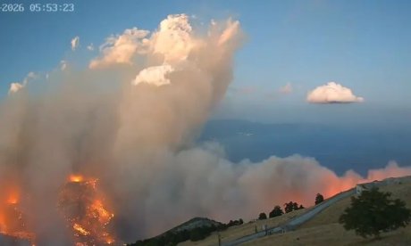 Εντυπωσιακό timelapse βίντεο δείχνει πως εξαπλώθηκε ραγδαία η φωτιά στον Κιθαιρώνα