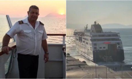 Ο τελευταίος χαιρετισμός της θάλασσας στον Αντώνη Βιδάλη, ύπαρχο του πλοίου Superferry – Βίντεο