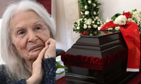 Μπέτυ Βαλάση: Θλίψη στην κηδεία - Οι ηθοποιοί που βρέθηκαν στο τελευταίο αντίο