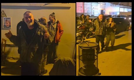 Μπισμπίκης: Στήθηκε γιορτή έξω από το θέατρο για τα γενέθλιά του – Μαζί του η Δέσποινα Βανδή